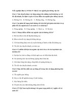 Tải Trắc nghiệm Địa Lý 10 bài 37: Địa lý các ngành giao thông vận tải - Câu hỏi trắc nghiệm Địa Lý 10 bài 37 có đáp án