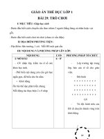 Tải Giáo án Thể dục lớp 1 - Bài 29 - Trò chơi