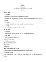 Tải Giáo án Công nghệ 6 bài 20: Thực hành: Trộn hỗn hợp nộm rau muống (Tiết 2) - Giáo án điện tử môn Công nghệ lớp 6