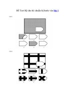 Tải Đề Test IQ cho trẻ chuẩn bị bước vào lớp 1 (Có đáp án) - Đề thi IQ cho trẻ vào lớp 1