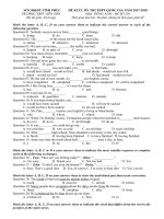 Tải Đề thi thử THPT Quốc gia 2018 môn tiếng Anh trường THPT Liễn Sơn, Vĩnh Phúc có đáp án (Đề số 210) - Ôn thi THPT Quốc gia 2018