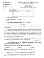Tải Đề kiểm tra chất lượng đầu năm lớp 4 năm 2013 - 2014, Trường tiểu học Gia Hòa tỉnh Hải Dương - Đề kiểm tra môn Toán, Tiếng Việt 4