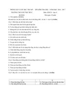 Tải Đề thi học kì 1 môn Giáo dục công dân lớp 8 trường THCS Huỳnh Thúc Kháng, Quảng Nam năm học 2016 - 2017 - Đề kiểm tra học kì 1 môn Giáo dục công dân lớp 8 có đáp án