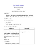 Tải Giáo án Tiếng Việt 5 tuần 26: Mở rộng vốn từ: Truyền thống - Giáo án Luyện từ và câu lớp 5