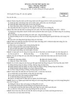 Tải Đề thi thử THPT Quốc gia môn Lịch sử năm 2019 trường THPT Đội Cấn - Vĩnh Phúc lần 2 - Đề minh họa năm 2019 Lịch sử có đáp án