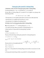 Tải Tương giao giữa parabol (P) và đường thẳng (d) - Chuyên đề Toán 9 luyện thi vào lớp 10