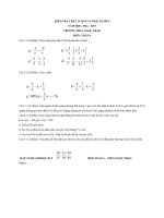 Tải Đề kiểm tra chất lượng cuối học kì 2 môn Toán lớp 6 trường THCS Ngọc Trạo năm 2016 - 2017 - Đề kiểm tra cuối học kì 2 môn Toán lớp 6 có đáp án