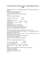 Tải Giải bài tập SBT Toán hình 6 bài 3: Đường thẳng đi qua hai điểm - Giải bài tập môn Toán Hình lớp 6