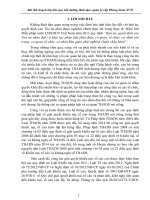 Tình huống xử lý khiếu nại - Lớp lãnh đạo cấp phòng