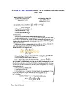 Tải Đề thi học kì 2 lớp 9 môn Toán Trường THCS Ngọc Lâm, Long Biên năm học 2019 - 2020 - Đề kiểm tra HK 2 lớp 9 môn Toán