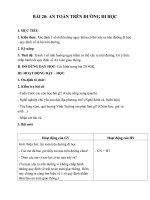 Tải Giáo án Tự nhiên xã hội 1 bài 20: An toàn trên đường đi học - Giáo án Tự nhiên xã hội 1