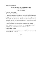 Tải Đề kiểm tra giữa học kì 1 môn Ngữ văn lớp 10 năm học 2015 - 2016 trường THPT Thống Nhất A, Đồng Nai - Đề thi giữa kì I môn Văn lớp 10 có đáp án