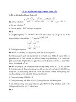 Tải Đề thi tuyển sinh lớp 10 môn Toán năm 2020 số 3 - Đề ôn thi vào lớp 10 môn Toán có đáp án