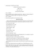 Tải Đề thi thử vào lớp 10 THPT môn Ngữ văn sở GD&ĐT Cà Mau năm 2016 - 2017 - Đề thi thử vào lớp 10 môn Ngữ văn có đáp án