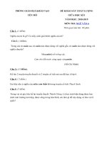 Tải Đề thi giữa học kì 1 môn Ngữ Văn lớp 6 năm 2018 - 2019 - Đề kiểm tra giữa học kì 1 môn Văn lớp 6 có đáp án