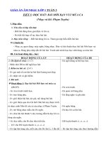 Tải Giáo án môn Âm nhạc lớp 1 - Tiết 5 - Học hát bài: Mời bạn vui múa ca