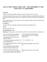 Tải Giáo án Hóa học 8 bài 35: Bài thực hành 5 Điều chế - Thu khí hiđro. Thử tính chất của khí hiđro - Giáo án điện tử Hóa học 8