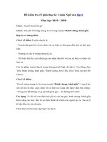 Tải Đề kiểm tra 15 phút học kì 1 môn Ngữ văn lớp 6 năm 2019 - 2020 - Đề 2 - Đề kiểm tra 15 phút lớp 6 môn Văn có đáp án