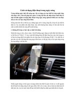 Tải Cách sử dụng điện thoại trong ngày nóng - Mẹo sử dụng điện thoại đúng cách trong ngày nóng