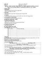 Tải Giáo án Công nghệ 7 bài 35: Thực hành: Nhận biết và chọn một số giống gà qua quan sát ngoại hình và đo kích thước các chiều - Giáo án điện tử Công nghệ 7