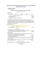 Tải Đề kiểm tra chất lượng lớp 9 môn Toán trường THCS Lê Ngọc Hân năm học 2018 - 2019 (vòng 3) - Đề kiểm tra lớp 9 môn Toán năm 2019 có đáp án