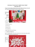 Tải Mách bạn cách làm cây thông Noel tí hon siêu đơn giản - Cách làm cây thông Noel handmade cực đơn giản