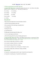 Tải Giải sách bài tập tiếng Anh lớp 6 Unit 9: The Body - Giải SBT tiếng Anh lớp 6