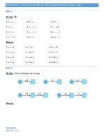 Hướng dẫn làm bài tập trang 172 sách giáo khoa toán lớp 1