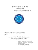 Đồ án hệ thống thông tin đo lường nước uống tinh khiết