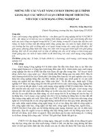 Những yêu cầu và kỹ năng cơ bản trong quá trình giảng dạy các môn Lý luận chính trị để thích ứng với cuộc cách mạng công nghiệp 4.0
