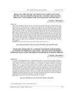 Khảo sát thiết kế bài tập trong giáo trình tiếng Hán thương mại tại trường ngoại ngữ - Đại học Thái Nguyên (khảo sát “Giáo trình nghe nói tiếng Hán thương mại”)