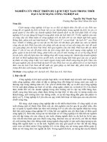 Nghiên cứu phát triển du lịch Việt Nam trong thời đại cách mạng công nghiệp 4.0