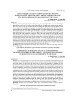 Kinh nghiệm xây dựng chính quyền địa phương ở một số nước trên thế giới – những gợi mở cho việc xây dựng chính quyền địa phương ở Việt Nam