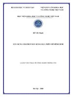 XÂY DỰNG CHATBOT BÁN HÀNG DỰA TRÊN MÔ HÌNH SINH. LUẬN VĂN THẠC SĨ CÔNG NGHỆ THÔNG TIN