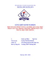 Sáng kiến kinh nghiệm, SKKN - Một số giải pháp nâng cao hiệu quả dạy học phần tác giả trong chương trình Ngữ văn THPT
