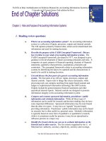 Solution manual for accounting information systems basic concepts and current issues 2nd edition by hurt 