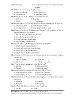 Đề tự luyện số 3   địa lí 