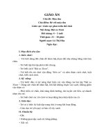 Giáo án thể chất mùa thu