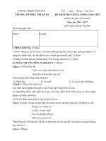 Tải Đề kiểm tra chất lượng giáo viên trường Tiểu học Phúc Thuận 3, Thái Nguyên năm học 2016 - 2017 (Dành cho giáo viên 9 môn) - Đề thi khảo sát năng lực giáo viên Tiểu học có đáp án