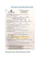 Tải Đề thi Toán lớp 7 học kì 2 trường THCS & THPT Lương Thế Vinh, Hà Nội năm 2019 - 2020 - Đề thi học kì 2 lớp 7 môn Toán năm 2019 - 2020