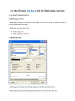 Tải Tin học 6 bài 16: Định dạng văn bản - Lý thuyết, trắc nghiệm môn Tin học 6