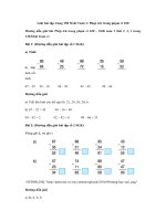 Tải Giải bài tập trang 158 SGK Toán 1: Phép trừ trong phạm vi 100 (trừ không nhớ) - Lời giải bài tập Toán SGK Toán 1