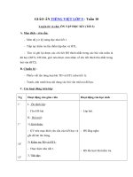 Tải Giáo án Tiếng Việt 5 tuần 10: Ôn tập giữa học kì 1 - Luyện từ và câu - Giáo án Luyện từ và câu lớp 5