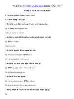 Tải Ngữ pháp Unit 6 lớp 6 Our Tet holiday - Tiếng Anh 6 Unit 6 Our Tet holiday| Ngữ pháp Unit 6 SGK tiếng Anh 6 mới