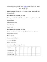 Tải Giải Toán lớp 3 trang 33, 34: Gấp một số lên nhiều lần - Luyện tập - Giải bài tập Toán lớp 3