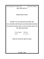 Nghiên cứu so sánh kết quả điều trị ung thư biểu mô tế bào gan bằng phương pháp tắc mạch sử dụng hạt vi cầu gắn hóa chất với tắc mạch hóa dầu TT 