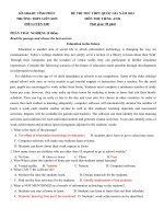 Tải Đề thi thử THPT Quốc gia năm 2016 môn Tiếng Anh (Đề luyện số 240) trường THPT Liễn Sơn, Vĩnh Phúc có đáp án - Đề thi thử đại học môn Tiếng Anh có đáp án