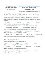 Tải Đề thi thử THPT Quốc gia 2020 môn Hóa chuyên Lê Hồng Phong Nam Định lần 2 - Đề thi thử THPT quốc gia môn Hóa có đáp án