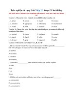 Tải Trắc nghiệm từ vựng Unit 3 lớp 12: Ways Of Socialising hệ 7 năm - Từ vựng Unit 3 lớp 12 có đáp án