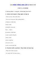 Tải Giải Unit 3 lớp 6 At home hệ 7 năm - Giải tiếng Anh lớp 6 Unit 3 At school chi tiết nhất